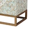 Baxton Studio Quintus Modern Bohemian Multicolor Mother of Pearl and Gold Metal Storage Cabinet 240-13473-ZORO - alternate 10